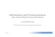 Information and Communication - How Social Media Trumps Marketing