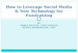 How to Leverage Social Media & New Technology for Fundraising