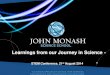 Peter Corkill - John Monash School of Sciences - Schools Showcase – John Monash School of Sciences
