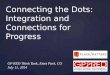 Connecting the dots integration & connections for progress final