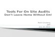 Tools for SEO Onsite Audits