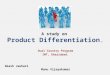 Product Differentiation as Marketing Strategy