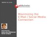 Maximizing the Email/Social Media Connection