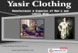 Yasir Clothing Delhi India