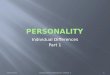 Ob lesson 2 personality
