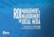ROI Management and Measurement on Social Media