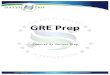 GRE Prep Handout - 4 sessions