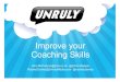 Agile Cambridge workshop: Improve Your Coaching Skills