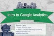 Intro to Google Analytics