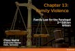 Ch 13 family violence