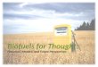 Biofuels For Thought