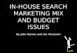 Search Marketing Summit, India, John Barron Marketing mix 4