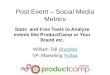 Social Media Metrics and Tools - ProductCamp Boston (William Toll)
