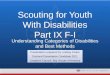 Part 3 Scouting For Youth With Disabilities