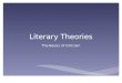 Literary theories