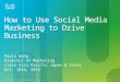 Cisco Social Media Marketing Practices