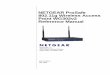 NETGEAR ProSafe 802.11g Wireless Access Point WG302v2 