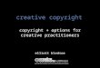 Creative Commons for the Non-Profit Sector - Connecting Up 2009