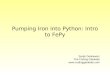Py Con 2009   Pumping Iron Into Python