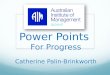 Power Points for Progress - your guide to leading your people effectively