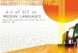 PGCE A-Z OF ICT IN ML