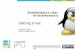 Part 1 of 'Introduction to Linux for bioinformatics': Introduction