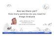 How Many Particles Do You Need for Image Analysis?