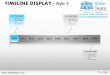 Time line display style design 4 powerpoint ppt slides