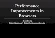 Performance Improvements in Browsers