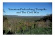 Turnpike and civil war