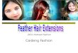 Feather hair extensions caideng fashion