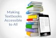 Making textbooks accessible to all