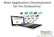 iPad Application Development for the Enterprise