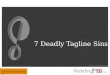 Taglines   7 Deadly Sins