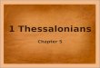 1 Thessalonians 5 Bible Class