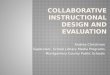 Collaborative instructional design and evaluation