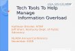 Tech Tools To Help Manage Info Overload - Kathleen Brockel's presentation