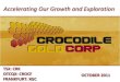 Crocodile Gold Investor Presentation October 2011