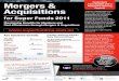 Mergers & Aquisitions for Super Funds 2011