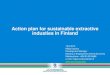 Action plan for sustainable extractive industies in Finland - Maija Uusisuo