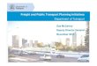 Freight and public transport planning initiatives conference 24 november 2011