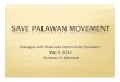 Save Palawan Movement - Dialogue With Business Community - Rockwell 1