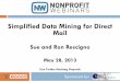 Simplified Data Mining for Direct Mail