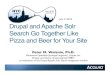 Drupal and Apache Solr Search Go Together Like Pizza and Beer for Your Site