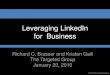 Leveraging Linked In for business
