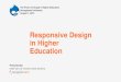 Responsive Design in Higher Education