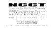 Benefits Of Final Year Projects, Ncct