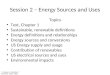 Session 2   energy sources and uses