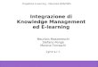 Integrazione di Knowledge Management ed e-learning