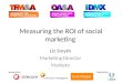 Measuring the ROI of Social Marketing, Liz Smyth , Marketing Director, Marketo